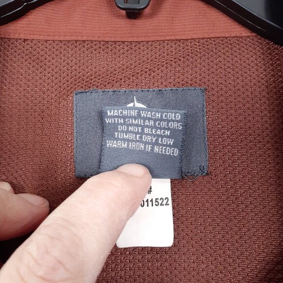 Guide Gear Mens Button Down Shirt 2XL Brown Fishing Hunting Long Sleeve979 - Picture 5 of 5